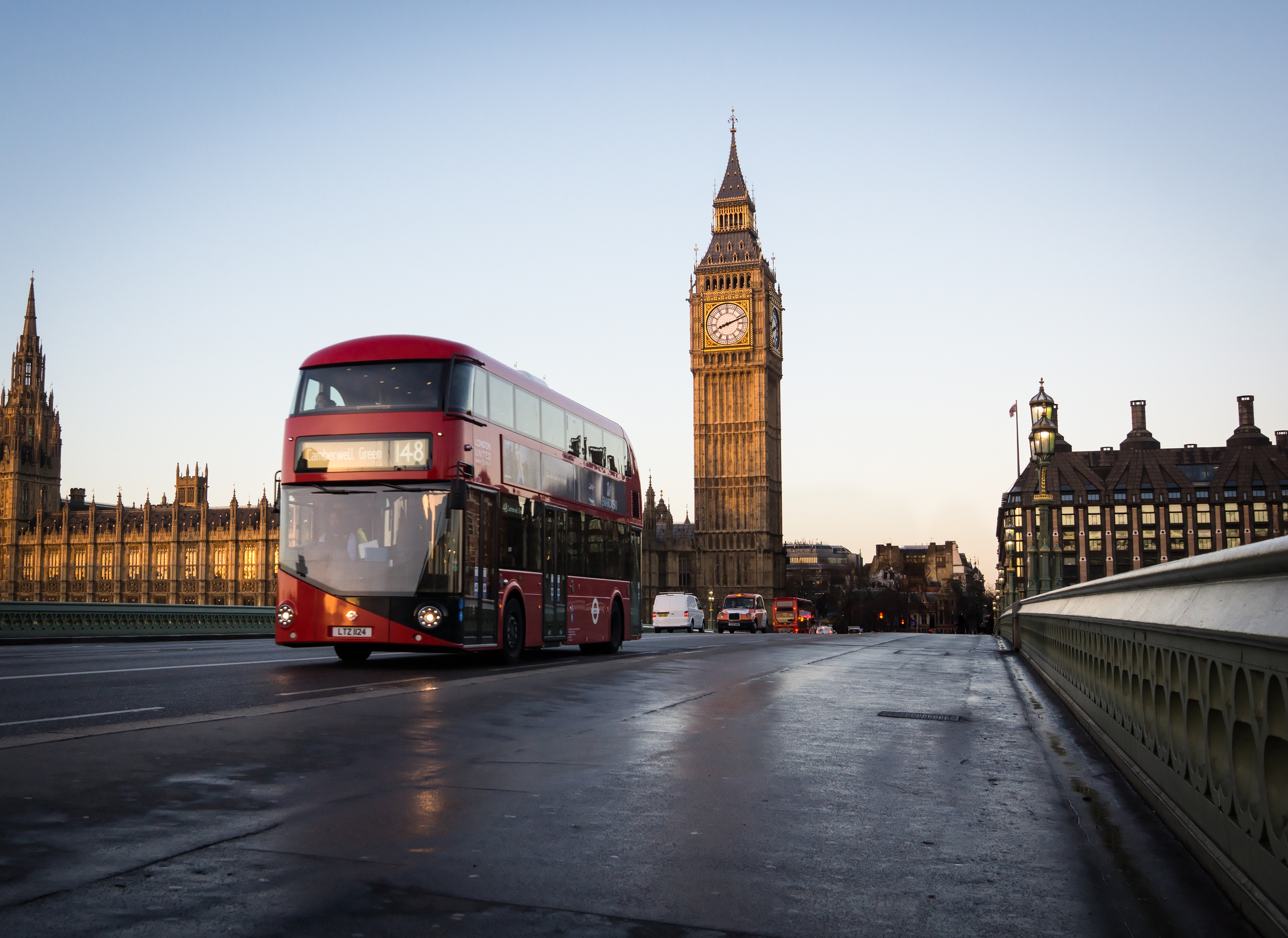 Red Bus and Big Ben